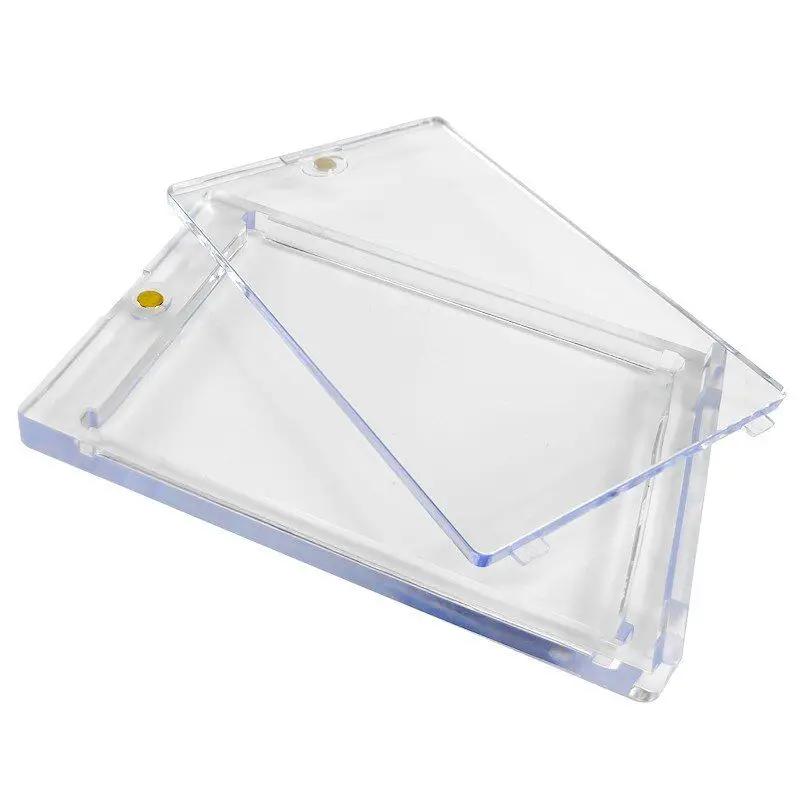 180PT Transparency  Magnetic Card Holders  Hard Card Case  Protectors Fit Compatible with Standard Size