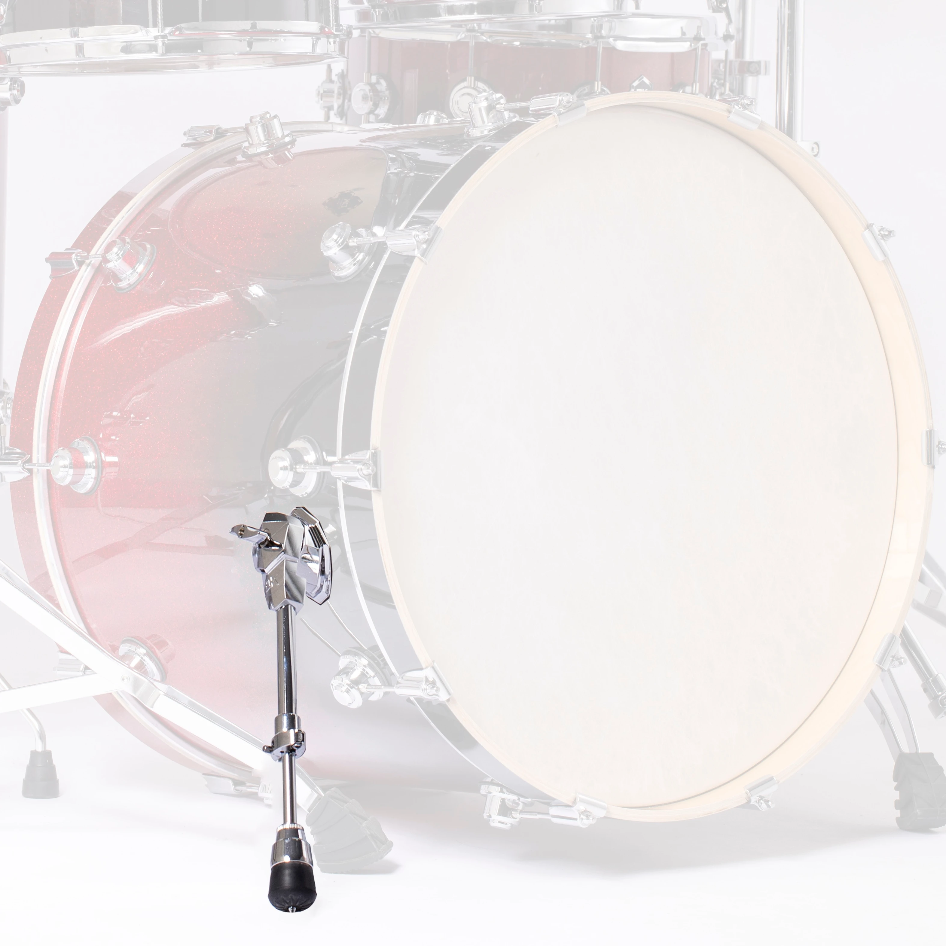 Factory wholesale price one pair chrome metal bass drum spur