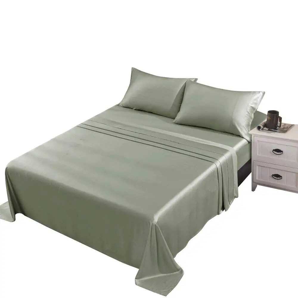 500 нитей 100% Египетский хлопок постельное белье, набор, Одноцветный сатина цвета для дома не предназначено для использования в отелях Queen размеры в зависимости от того, какие Yintex 223
