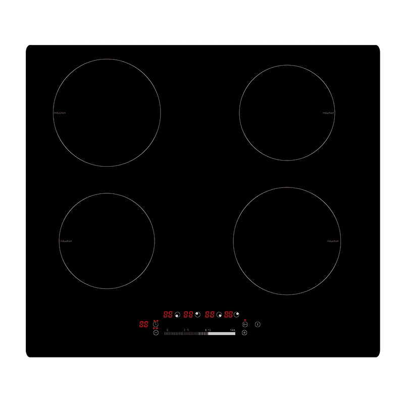 6000W Touch Control Electric Cookware 4 Burner Mini Induction Cooktop Cooker Built-In Stove For Household