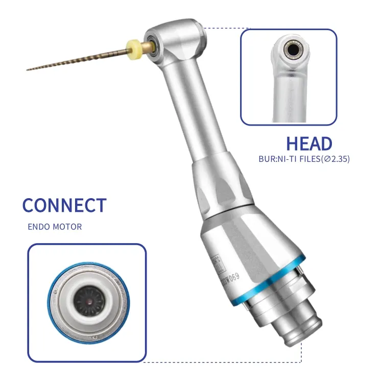 1:1 contra angle handpiece dental compatible with woodpecker endo motor apex locator R-Smart Plus