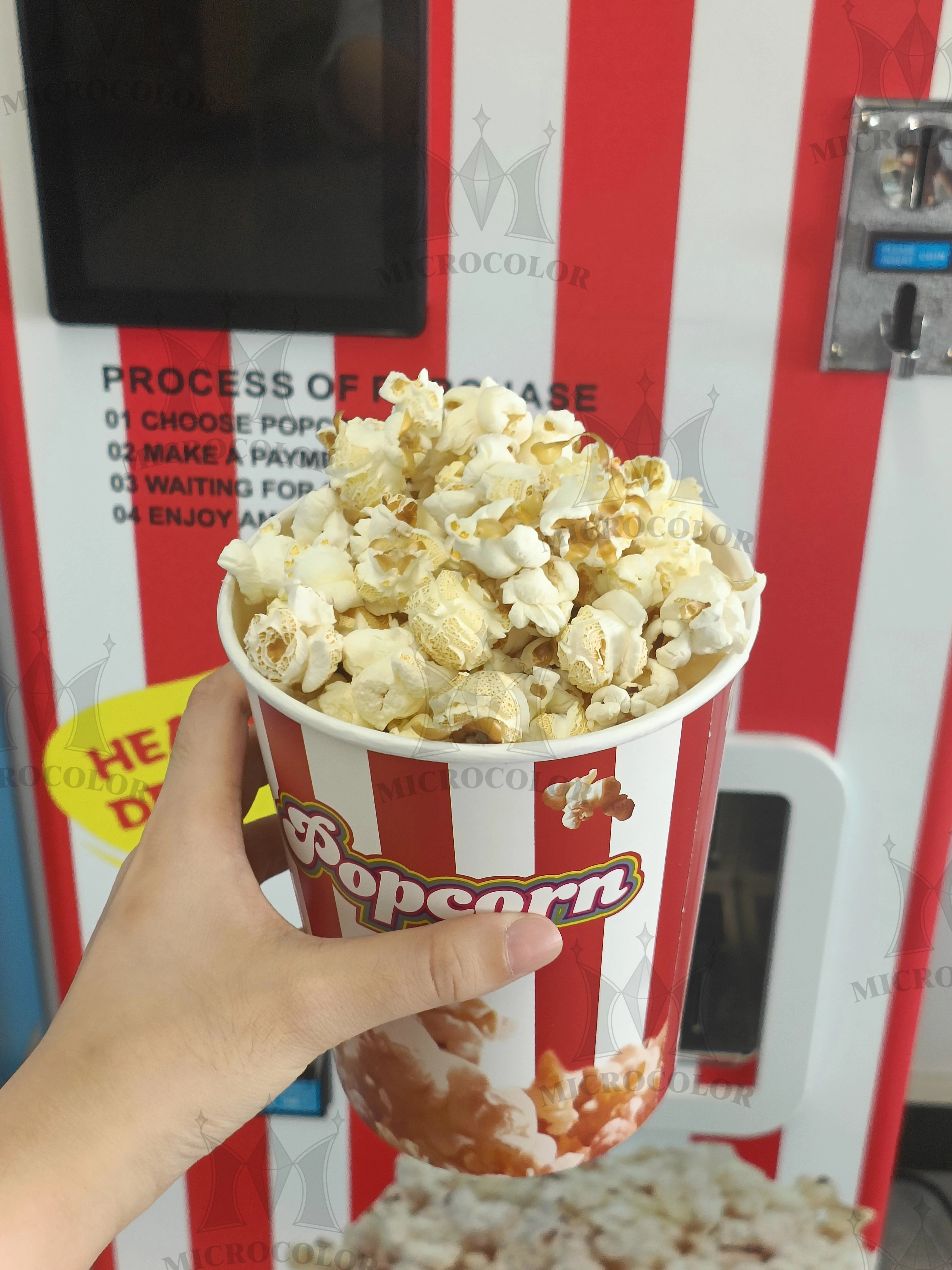 Self-service Small Commercial Popcorn Vending Machine Popcorn Machine Mini Automatic Popcorn Production Machine for Business