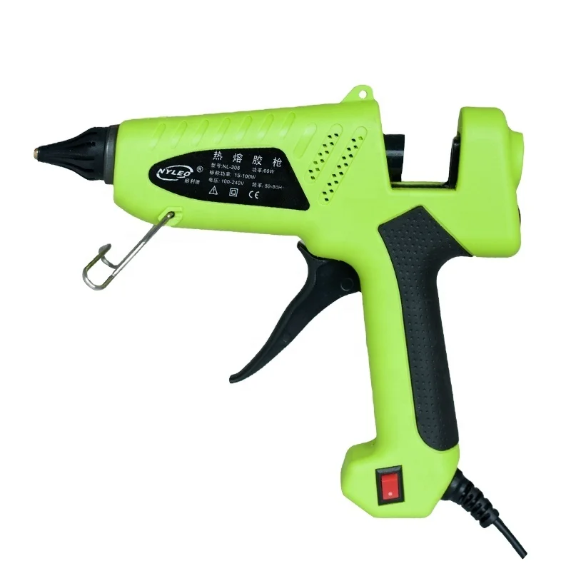 Factory Direct Sale Hot Melt Glue Gun with CE 220V/50HZ Not Rated 100-240v 150-250w CN;GUA NL-208 Single NYLEO 11mm