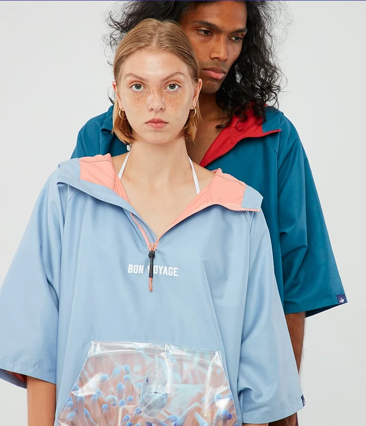 China Manufacturer High Quality Special design portable hooded microfiber surf poncho with factory prices