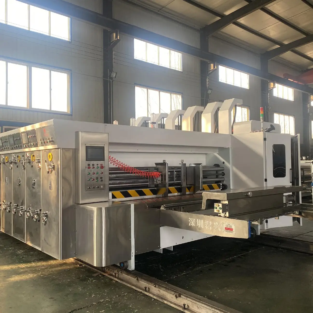 Packaging Manufacturer Full Automatic Flexo Printer Slotter 2 Colors Large Size Die Cutter Printing machine