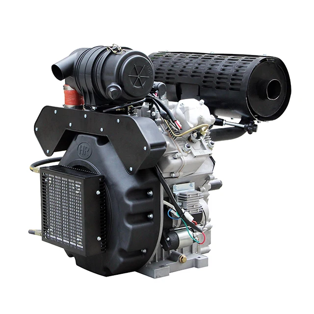 hi-earns 30hp 20kw 25kva 2V98F V type twin cylinder engine air cooled diesel engine price
