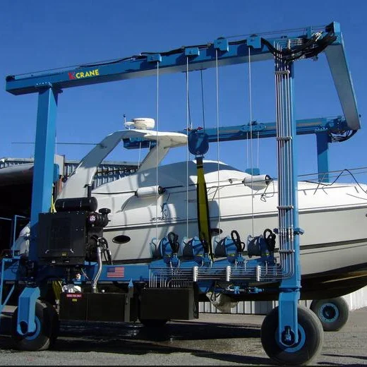 Design and Installation Boat Lift, Small Boat Crane