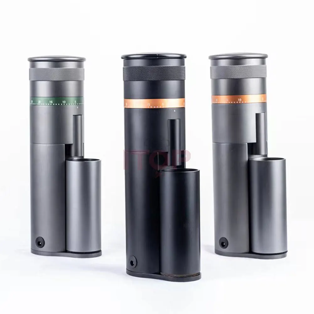 Hot Selling Electric 12W/24V Household Espress Coffee Grinder Machine Silver Black Commercial Electric Coffee Grinder