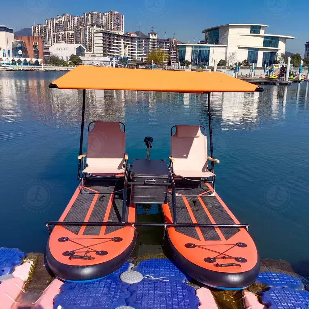 Premium Luxury Inflatable Cycle Water Boat Water Bike Pedal Boat