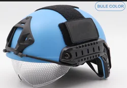 fast MH tactical helmet open face helmet abs safety helmet With eyepiece