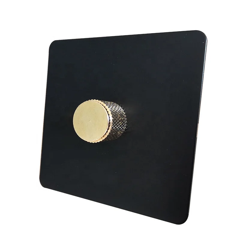 popular wall mount  steel brushed  500w 220v  led dimmer switch