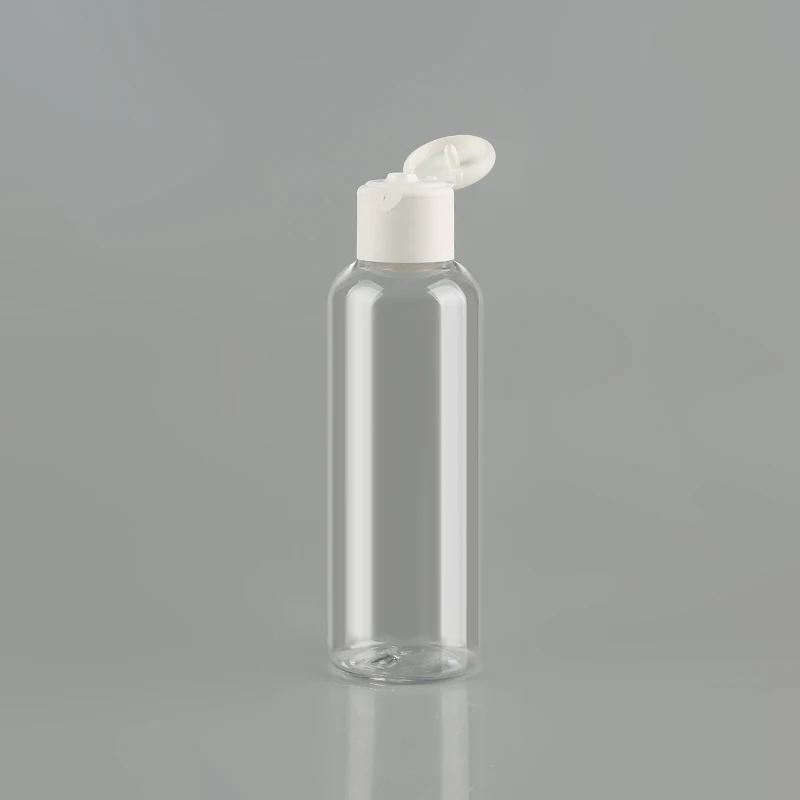 Cheap price 100ml plastic cosmetic bottle with plastic cap