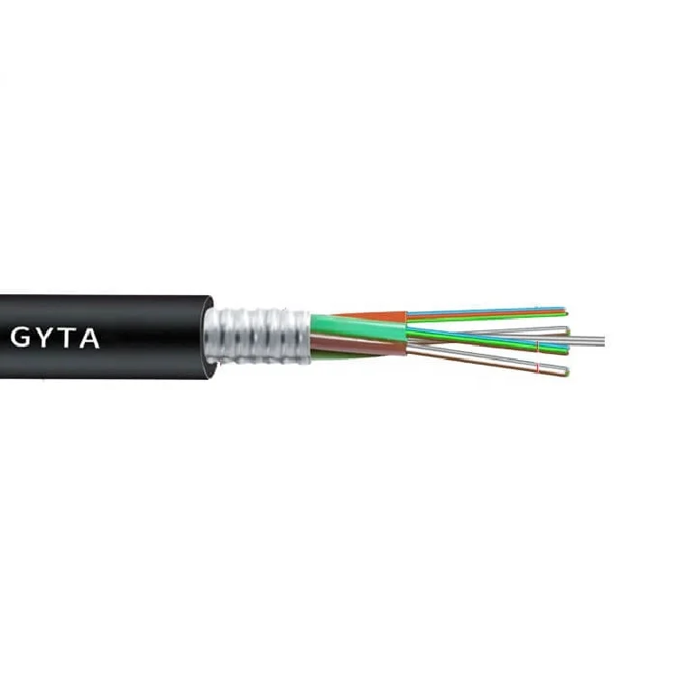 Factory Custom GYTA Optic Fiber Cable Outdoor Underground Armored 12 24 48 72 96 288 Core Fiber Optical Price Price