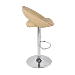 Gold Black Swivel Retro Wedding Bar Stool High Chair For Casino