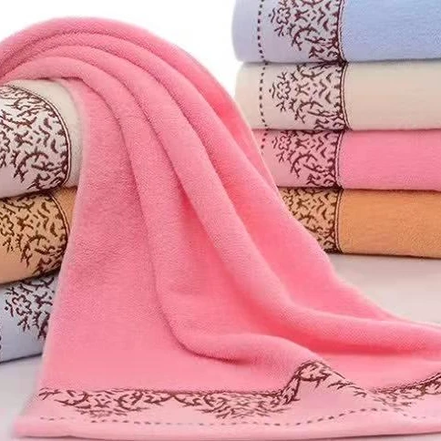 custom high quality cotton soft lightweight luxury hotel custom towel