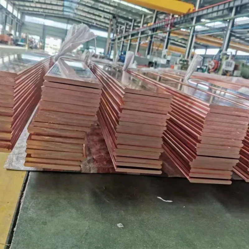 High Quality C1100 C1011 C1020 1Mm 4Mm 5Mm 99.9% Pure Square Copper Flat Bus Bar