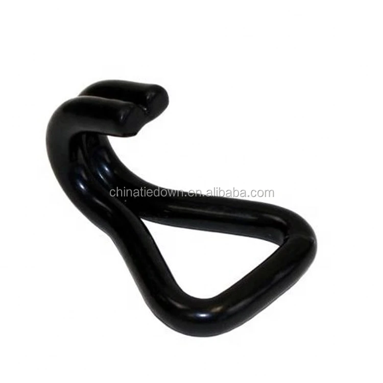 1-1/2' 3000kgs 6600Lbs Good Quality Zinc Coated Double J Hook For Tie Down
