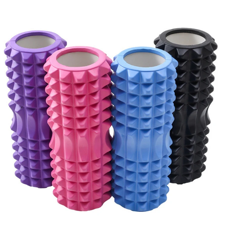 Fitness Massage Yoga Wheel Roller Column Eva Paint Foam Roller