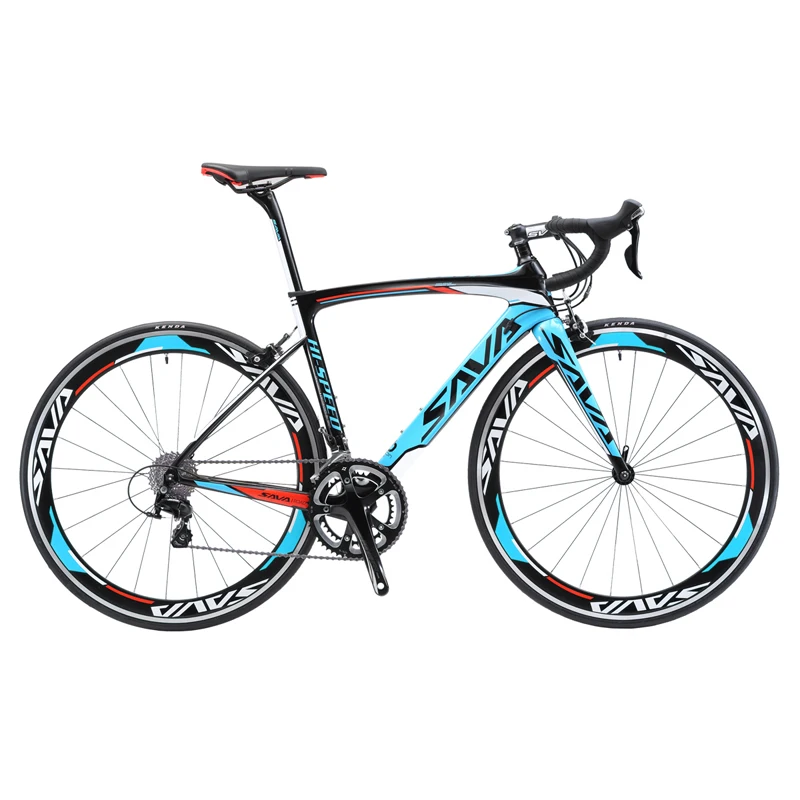  SAVA углеродное волокно Raod Bike 700c взрослый дорожный велосипед 44/47/50/52/54/56 см оптовая продажа с SORA R3000 18