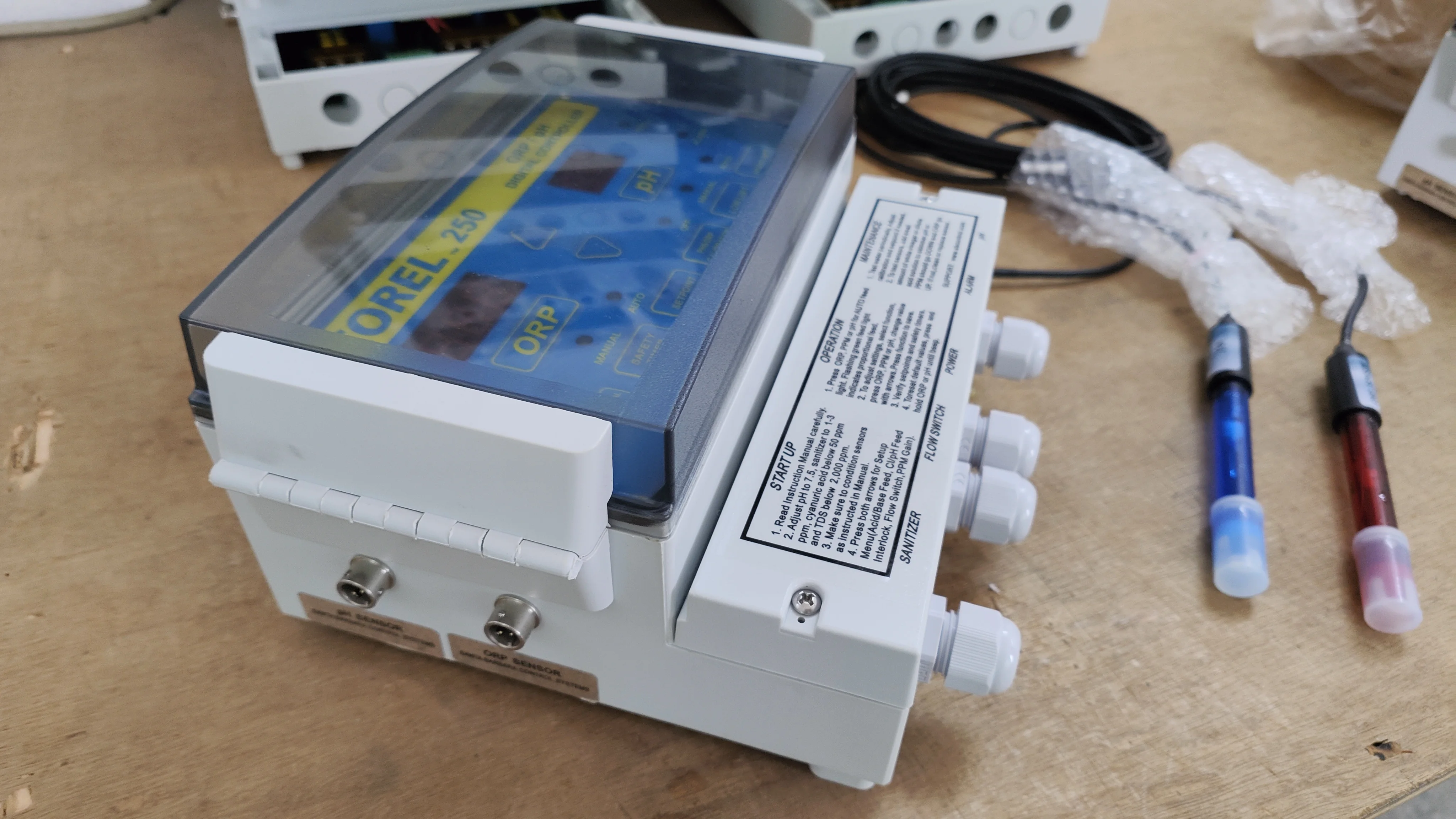 Цифровой Контроллер Ph Orp монитор с выходной мощностью цифровой контроллер для дезинфекции бассейна