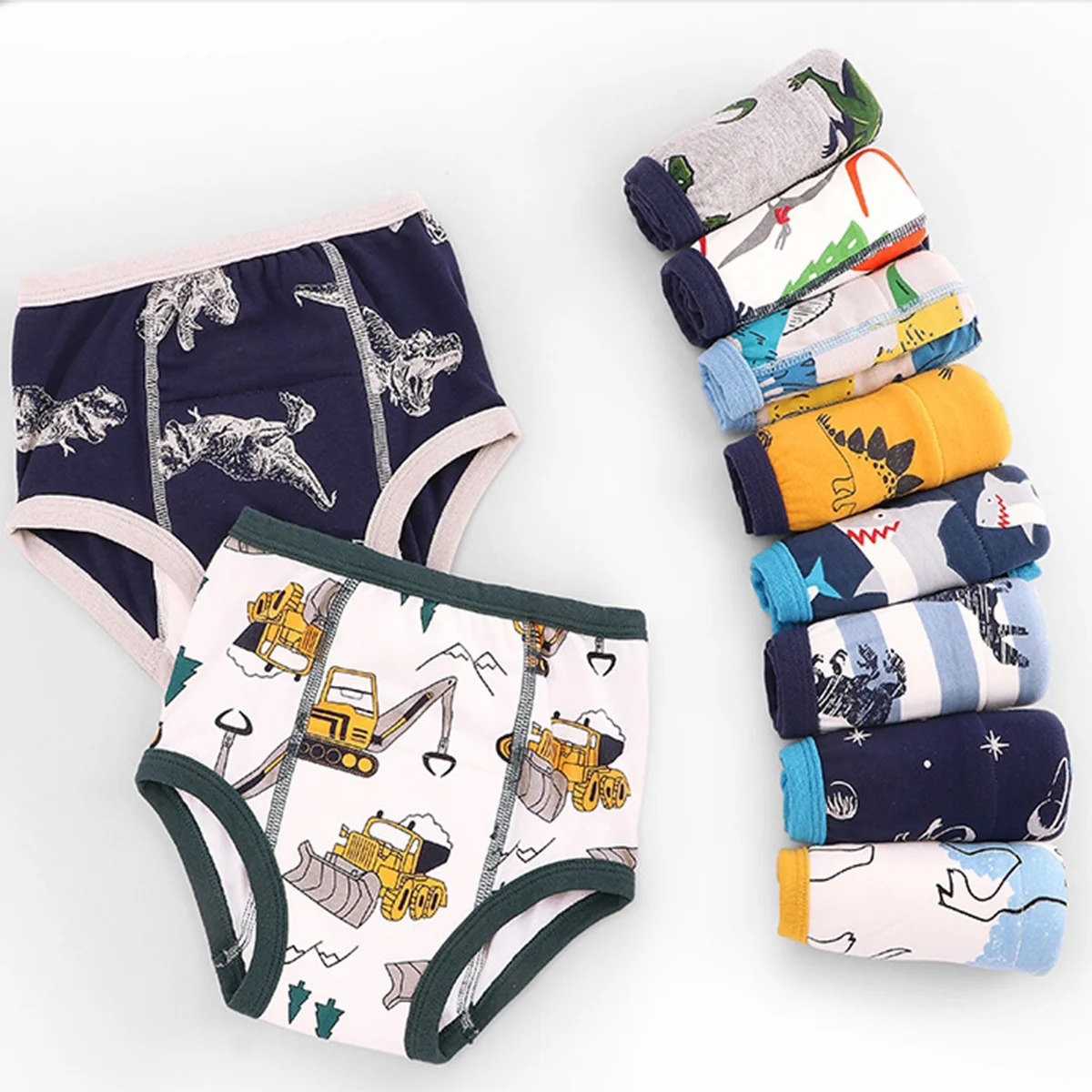 Kids Leak Proof Washable Baby Potty Training Pants for Toddler Baby Boy & Girl 100%Cotton Washable And Reusable