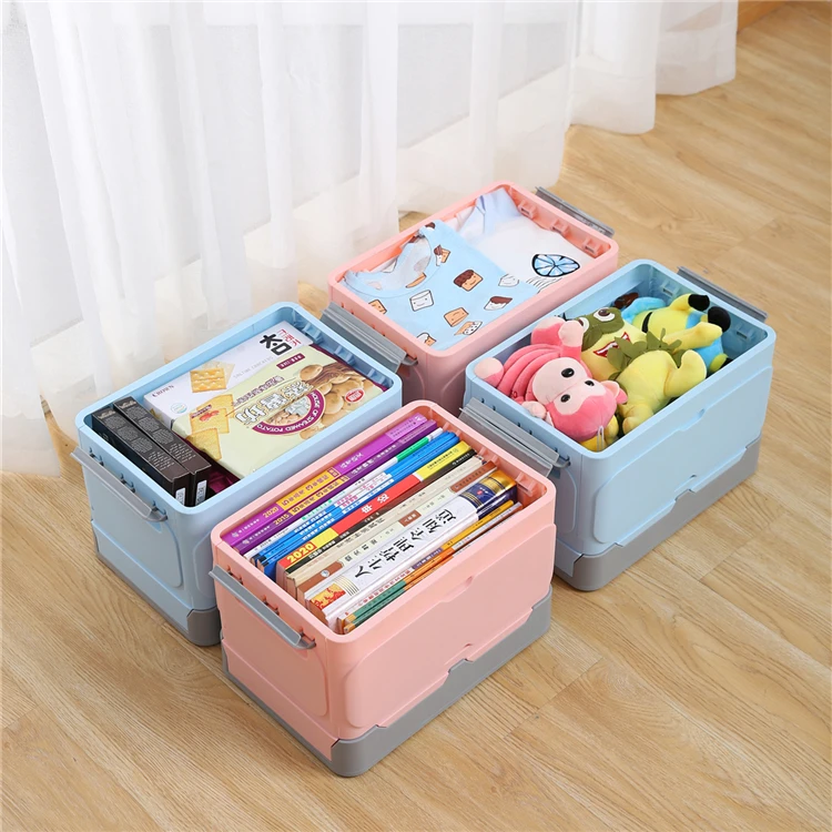 2020 foldable plastic toy storage box