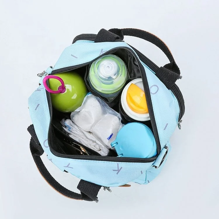 multifunction cute cartoon print zipper shoulder nappy diaper backpack bag small mickey diaper bags
