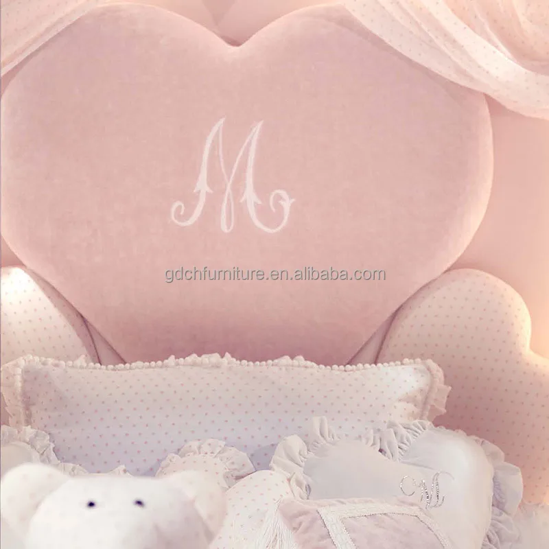 Hot Sale Lovely Children Bedroom Decor White Color Wooden Bed Storage Cabinet Castle bed Solid wood bed