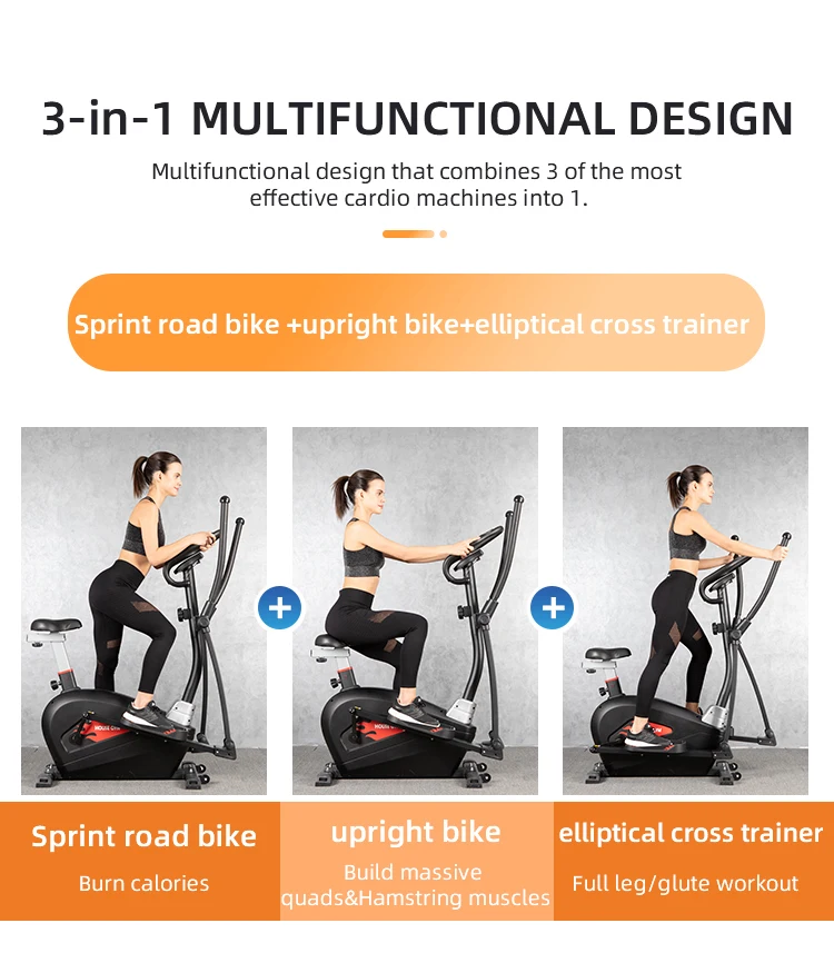  SD-E03 Factory directly selling home gym fitness lose weight equipment magnetic elliptical cross trainer