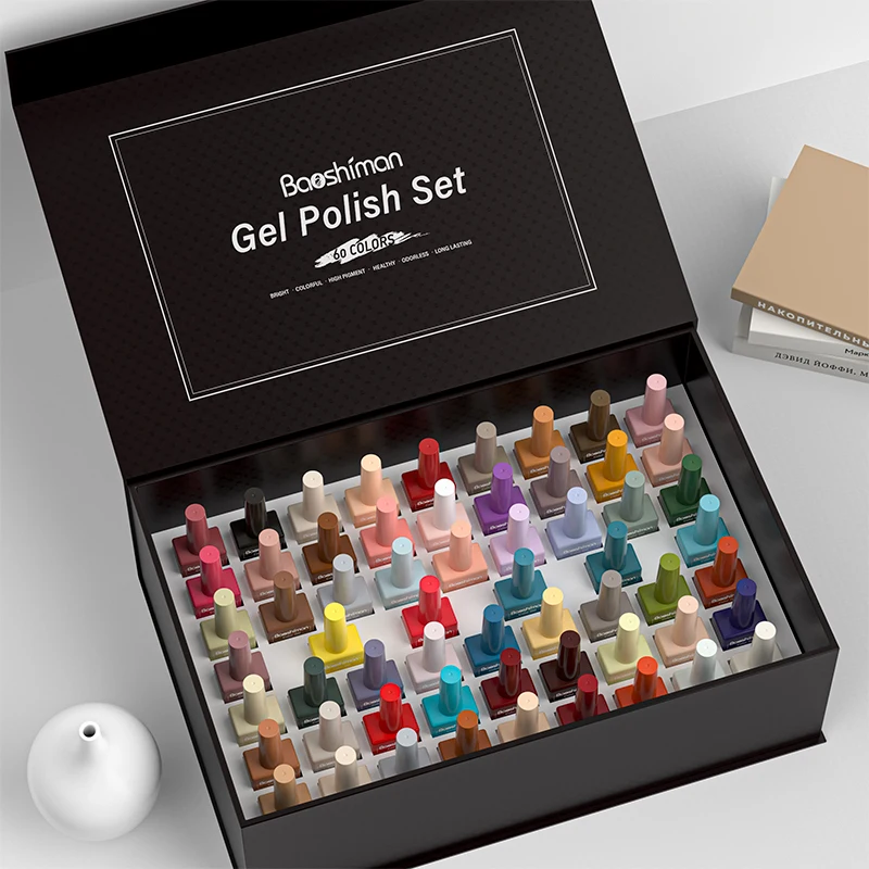 3000 Colors Custom Logo Nail Gel Polish Hema Free Set Kit Enamel Varnish Color Soak Off Led Uv Gel Nail Polish for Nail Art