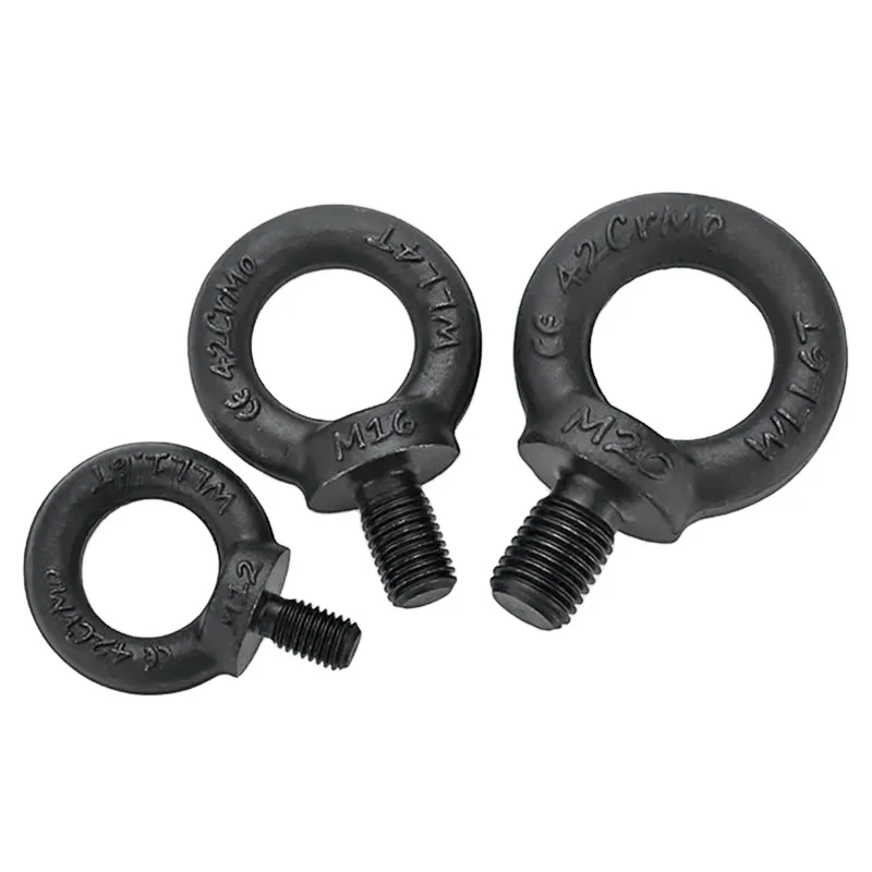 Wholesale Customized Eye Screw Hook Lifting Eyelet Eyebolt M2 M3 M4 M5 M6 M7 M10 12 Astm Standard M8 M16 M12 M22 M42 Thread
