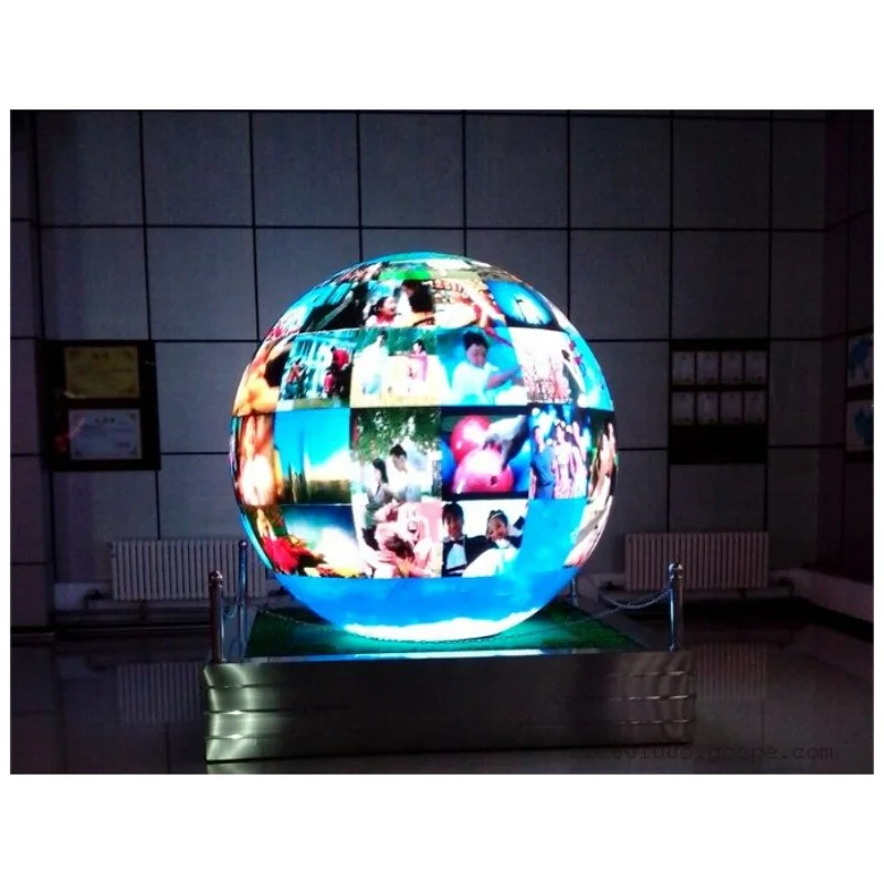 P1.5 P1.8 P2 P2.5 P3 P4 Indoor Outdoor Advertising Round Ball Module Spherical Flexible Sphere Led Display Screen