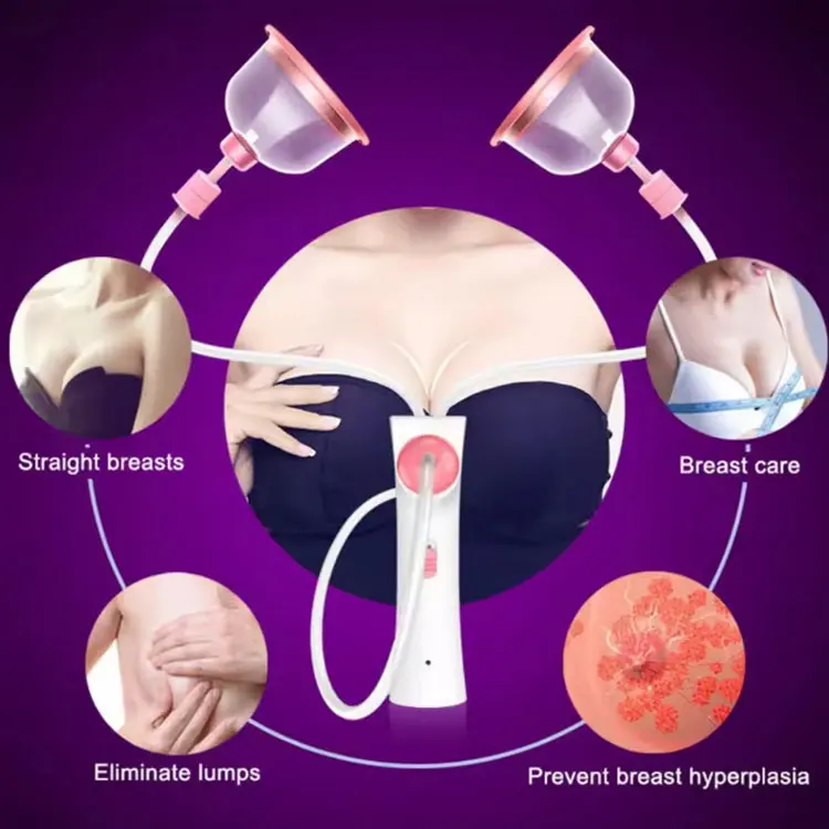 Vacuum Suction Cup Therapy Machine Breast Enlarger Massager Cupping