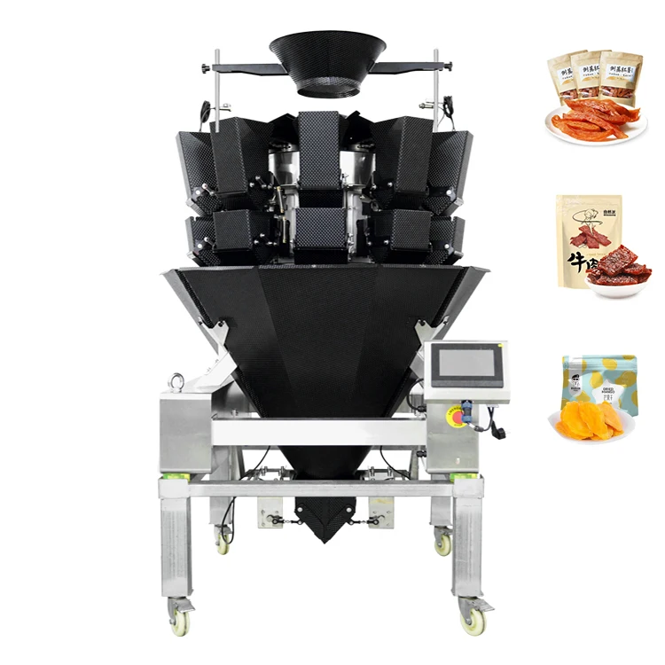 multi-function food packaging machine noodle chocolate beens multihead weigher packing machine
