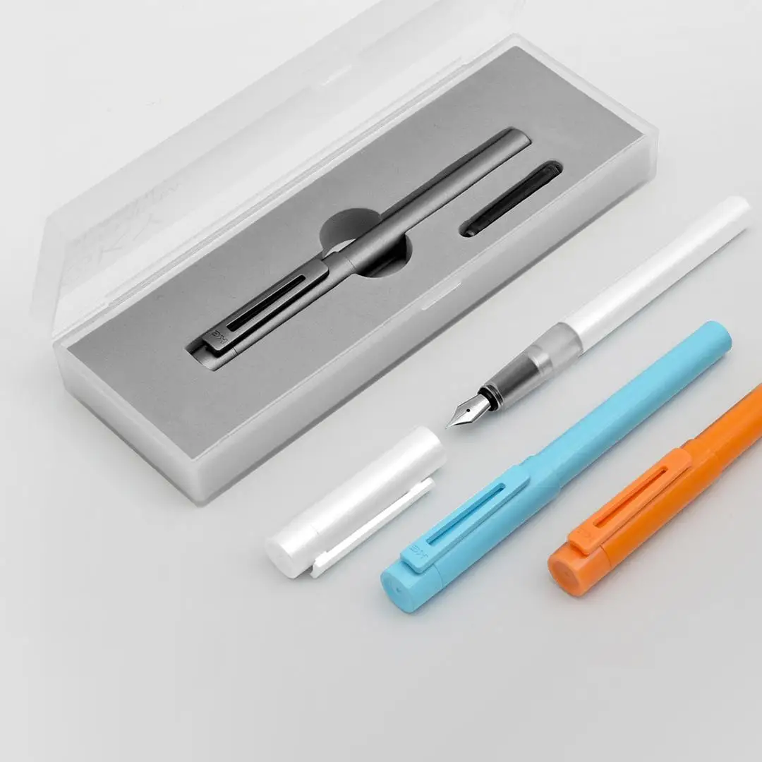 Xiaomi Youpin Kaco премиум-класса Пластиковые перьевые ручки с дополнительными 2 заправками для домашнего