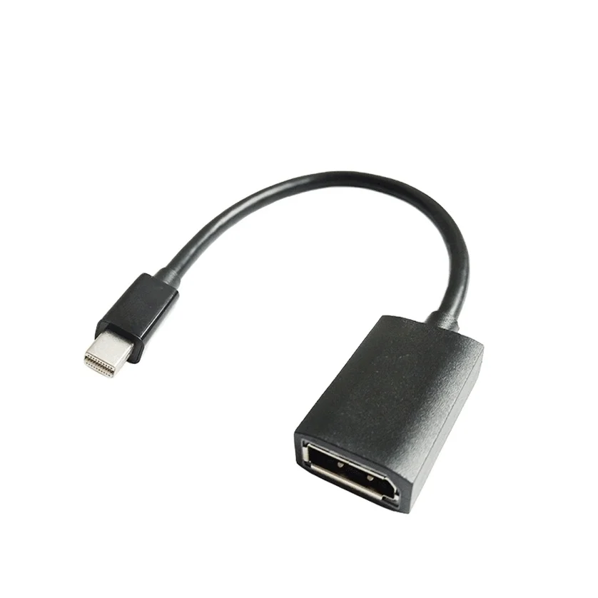 4K Mini DP to DP Adapter Cable Mini DisplayPort Male to DisplayPort Female Video DP Cable For Apple Macbook PC MAC PC