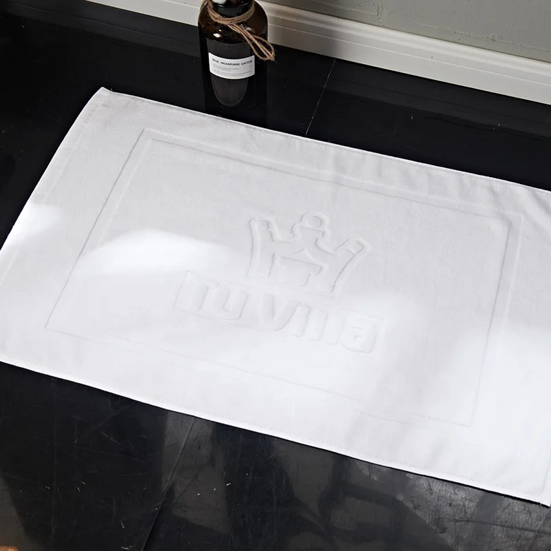100% cotton 1000gsm 21s/2 thick bath mat hotel floor towel