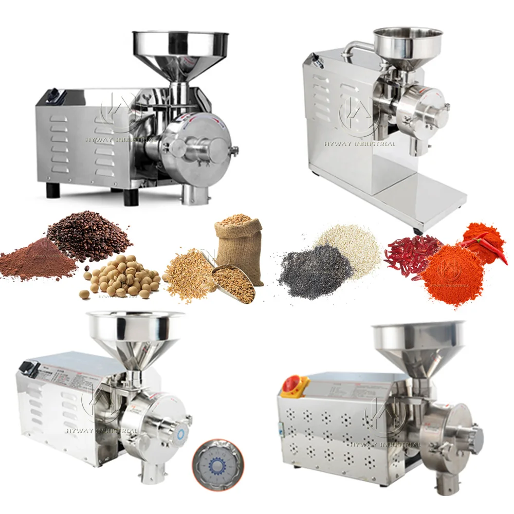 Factory 40/60/100kg/h Professional Grinding Disc Coffee Grinder Espresso Bean Machine for Sale