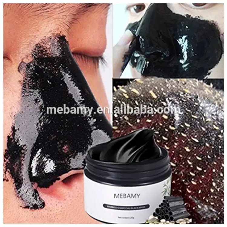 Natural Bamboo Charcoal Remove Blackhead Peel Off Black Mask
