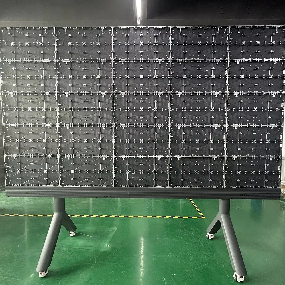 TOPLED TV Smart tv standing tv move  158in screen videowall