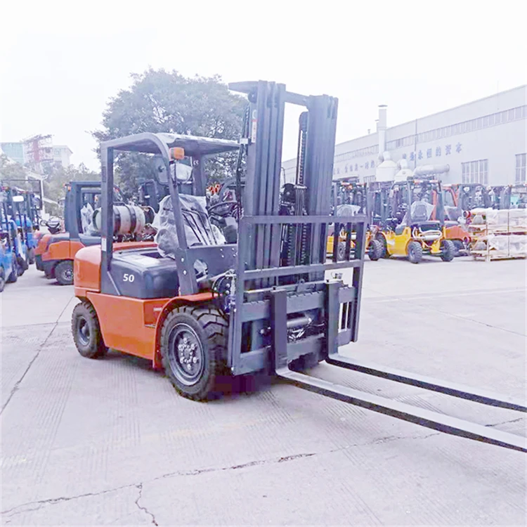 Famous Brand 5 Ton G-series LPG&GASOLINE Forklift With 3000 mm Lift Height For Sale