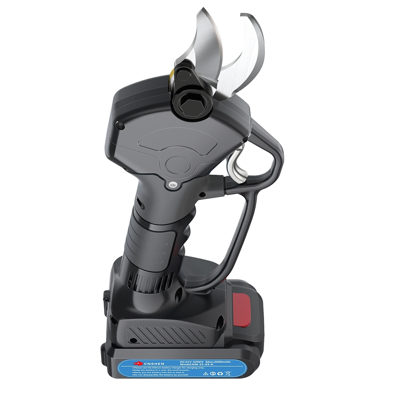 Free shipping Cordless 30mm Portable Electric Shear Pruner Secateurs with LED display and hand guard