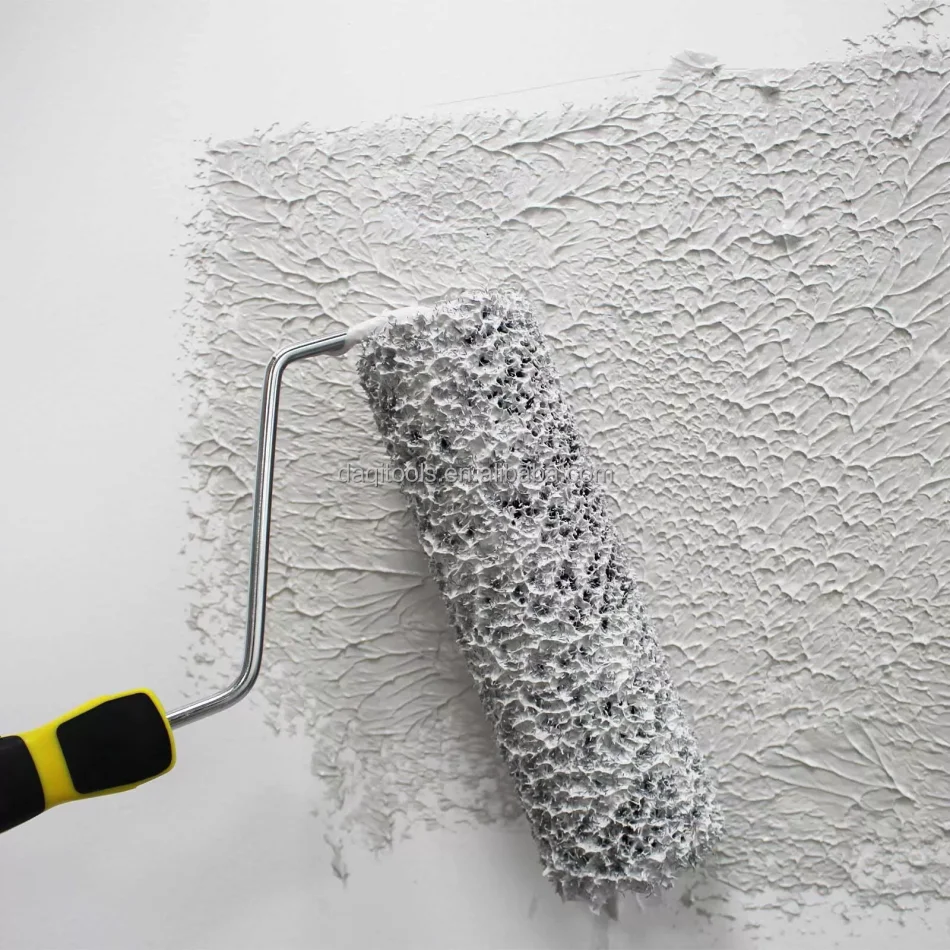 7 Inch Drywall Compound Roller Putty Paint Roller for Putty Diatomaceous Earth Molding Paste Textured Coatings