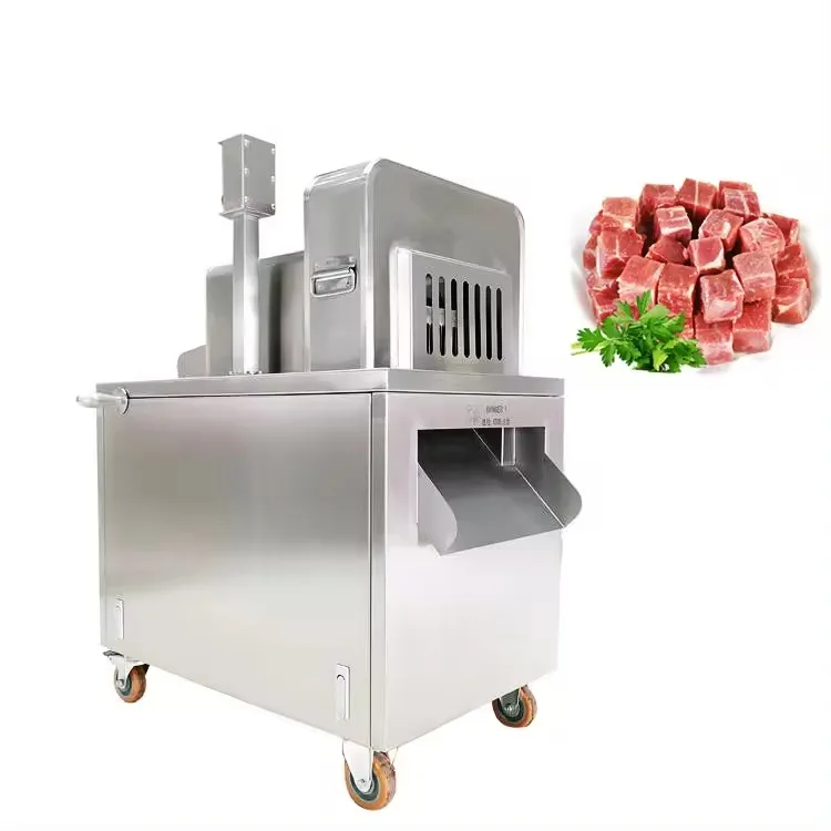 Beef Cube Cutting Machine Frozen Pork Meat Dicer Cube Cutting Cutter Machine Price