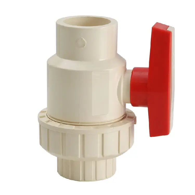 ERA Brand Cheap Wholesale Eco-friendly CPVC CTS Pipes And Fittings Single Union Ball Valve