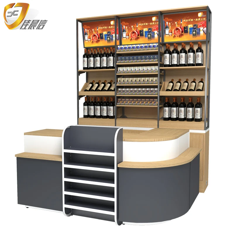 
Supermarket Checkout Counter/Good quality cash register/convenience cash stand for shop 