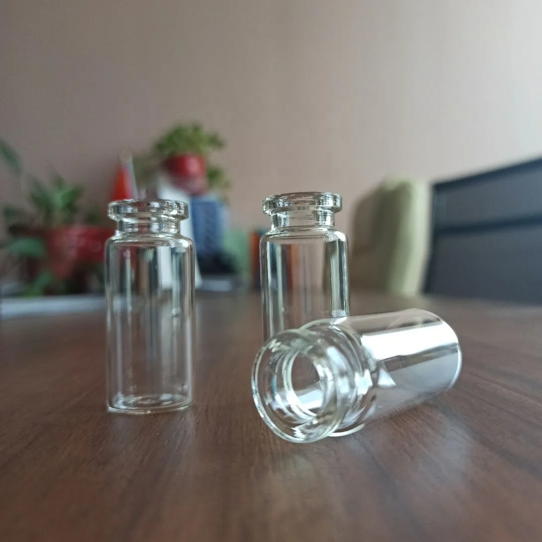 Manufacture Blue 10ml Glass Vial Customized Empty Glass Blue Tubular Vial