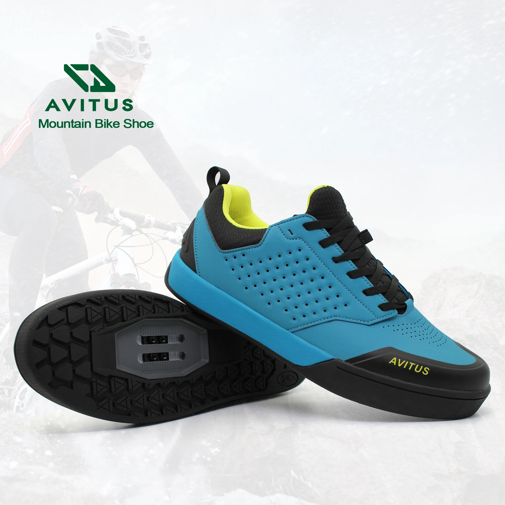 Обувь для горного велосипеда avзуда без клипсов совместимая с шипами shimano SPD широких