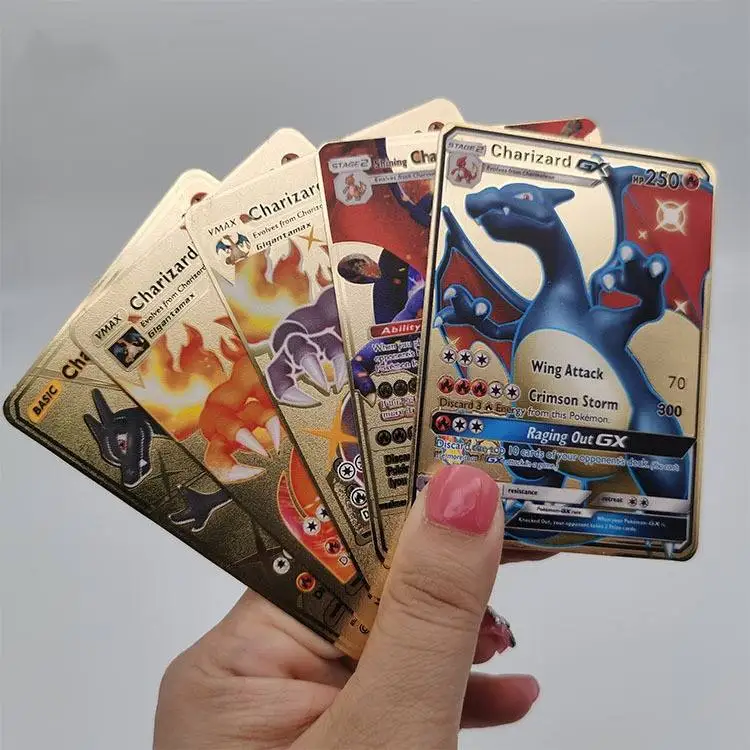 Poke Mon Evolutions Booster Box Cards Bundle Wholesale Game Collection Crate Poke Mon Playing Cards for Kids Toys