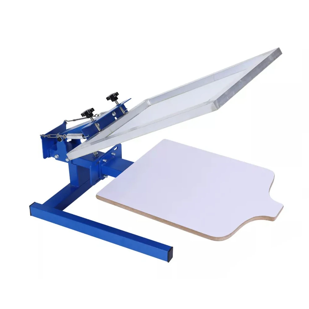 touch manual one colour personal t-shirt screen printing printer machine for clothes